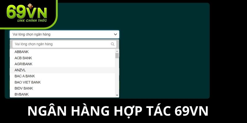 Danh sách ngân hàng hợp tác cùng 69VN